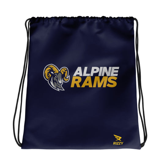 Drawstring Bag Blue